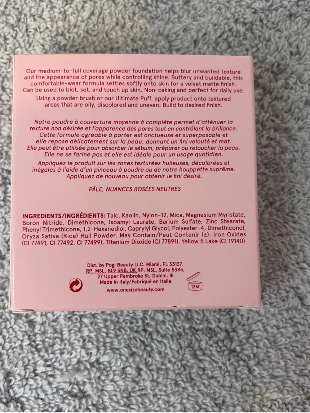 ONE/SIZE Versatile Foundation Powder - Fair 4 (NR) neutral rosy undertones BNIB!
